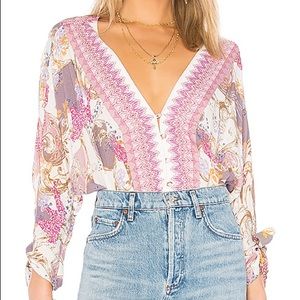 Free People Revolve Catch Me If You Can Blouse